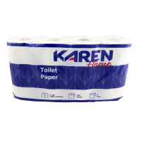 Toaletný papier KAREN 2vrst. 100%celulóza 8ks