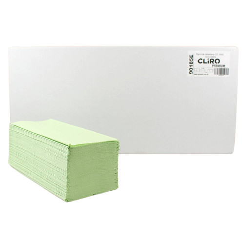 ZZ papierové utierky zelené 25x20 cm, 2vrst. (3000ks)