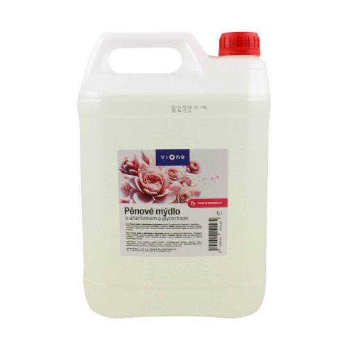 VIONE Speňovacie mydlo rose + magnólia 5L