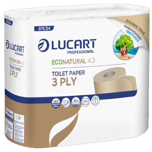 Toaletný papier LUCART  ECO NATURAL PREMIUM – 4ks