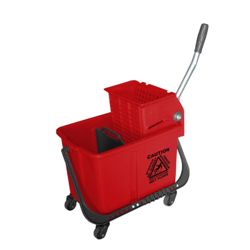 Upratovací vozík PROFI červený 20 L, žmýkač Upratovací vozík PROFI červený 20 L, žmýkač