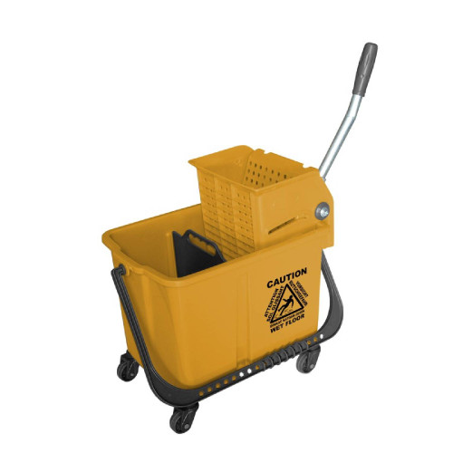 Upratovací vozík PROFI žltý 20 L, žmýkač Upratovací vozík PROFI žltý 20 L, žmýkač