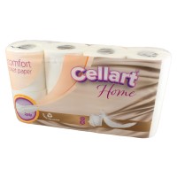 Toaletný papier Cellart Home 2vrst. 100% celulóza 8ks