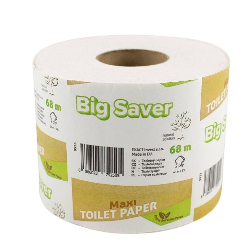 Toaletný papier Big Saver Maxi 68 m 2-vrstvový (1ks)