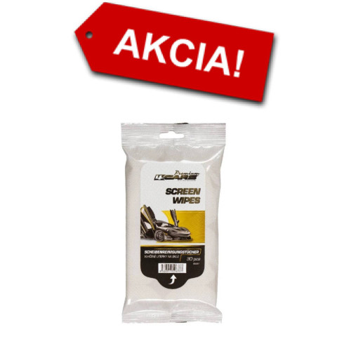Čistiace vlhčené utierky na sklá 4CARS 30ks Čistiace vlhčené utierky na sklá 4CARS 30ks