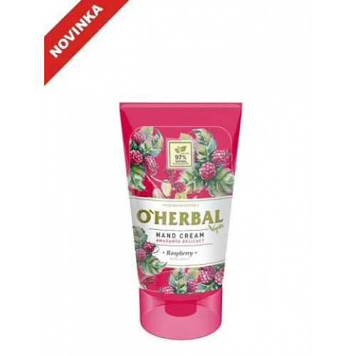 O'Herbal Vegan krém na ruky s malinami 125 ml