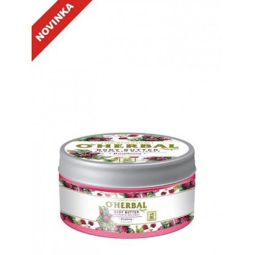 O'Herbal Vegan telové maslo s malinami 200 ml