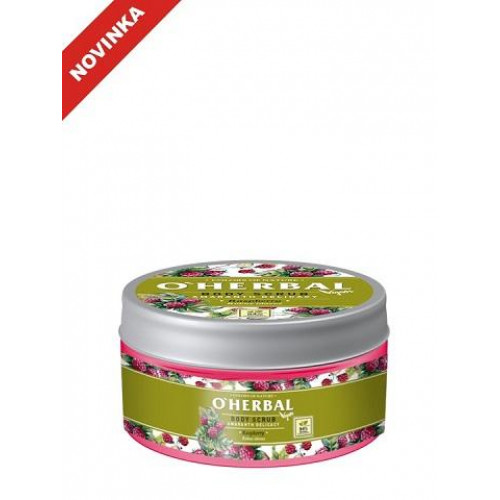 O'Herbal Vegan telový peeling s malinami 200 ml