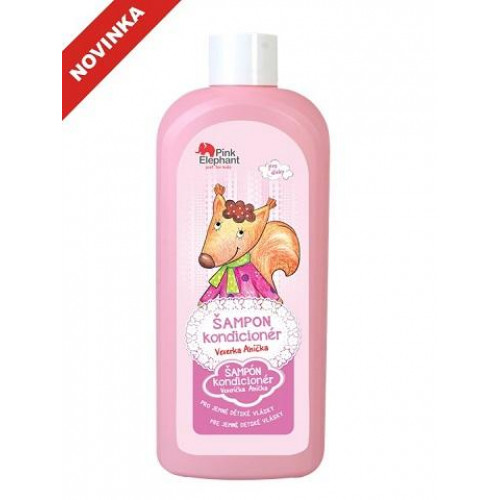 Pink Elephant šampón-kondicionér pre dievčatká 